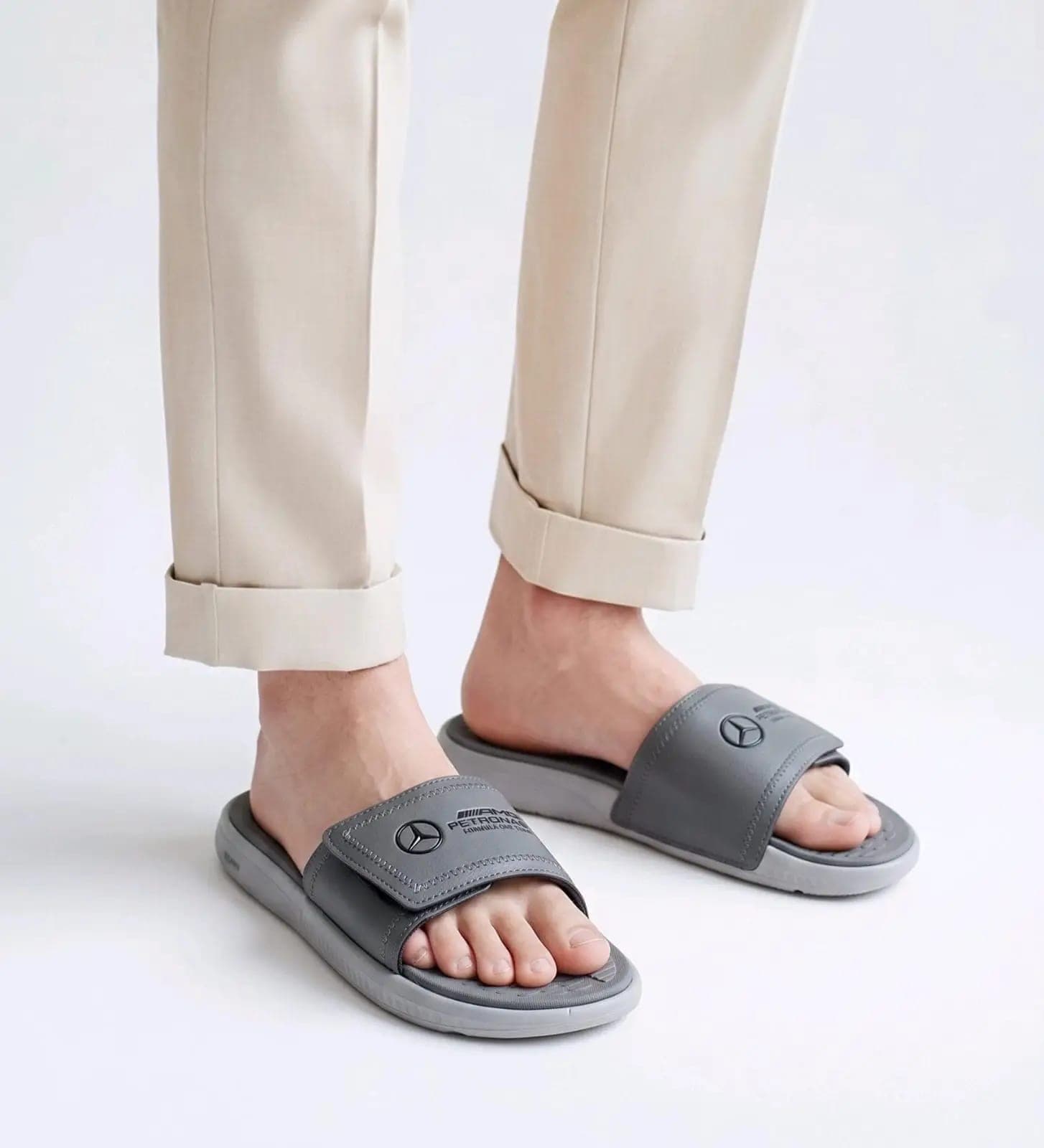 PUm@-Mercedes Grey AMG Petronal Soft Comfort Slide